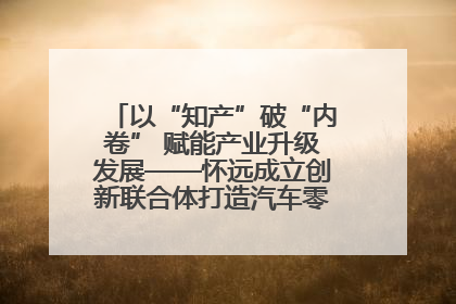 以“知产”破“内卷” 赋能产业升级发展——怀远成立创新联合体打造汽车零部件产业新高地